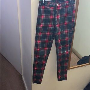 Tartan pants